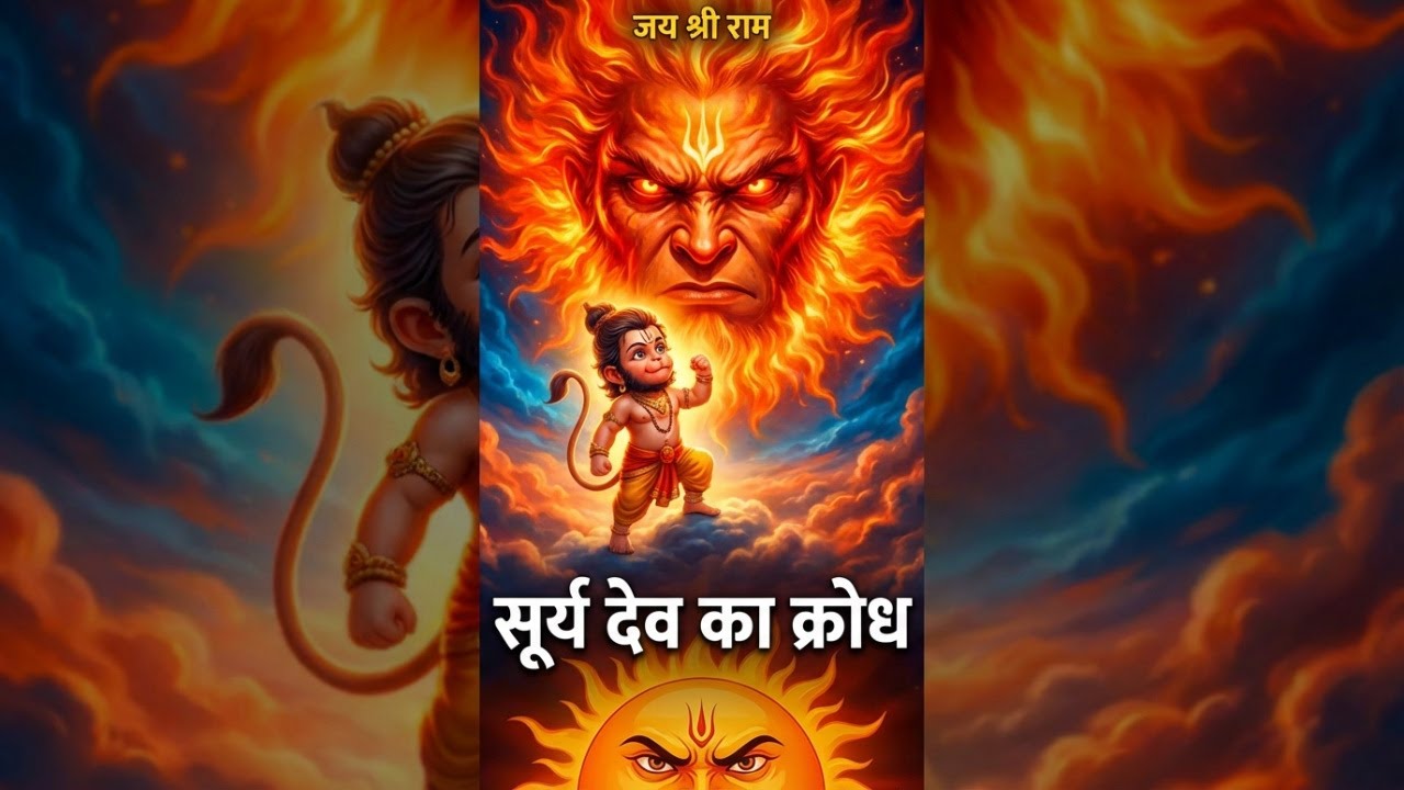 ​बाल हनुमान और सूर्य देव का क्रोध 🚩 | Hanuman vs Surya Dev