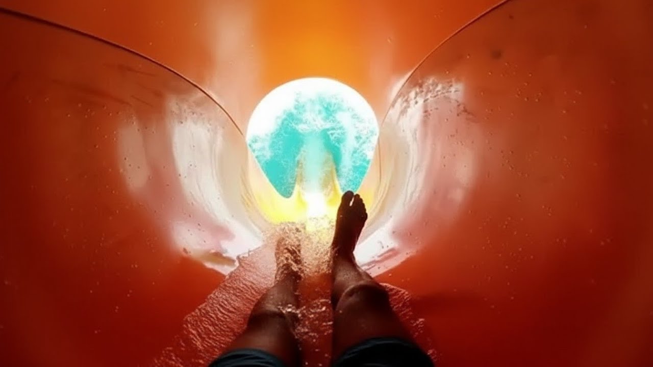 Thrill-Seeking Adventure: Epic High Speed Water Slide Challenge! 💦. Ultimate Water Ride Experience!