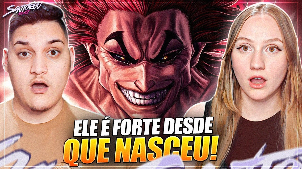 ♪ Yujiro Hanma (Baki The Grappler) | Demon Back | AniRap - REACT EM CASAL