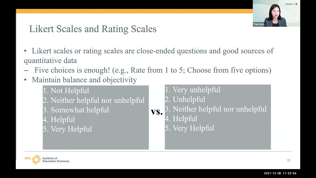 Creating Effective Surveys: Best Practices in Survey Design (REL West)