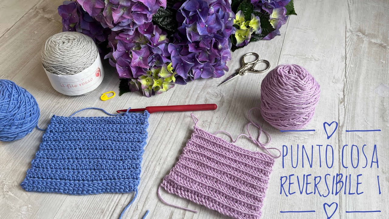 UNCINETTO PUNTO COSTA  REVERSIBILE N. 1 _ Rubrica 