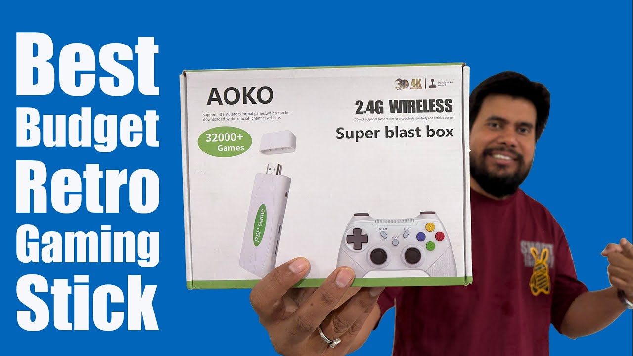 Best Budget Retro Gaming Stick - Super Blast Box | Unboxing, Setup, Gameplay & Review | AMTVPRO
