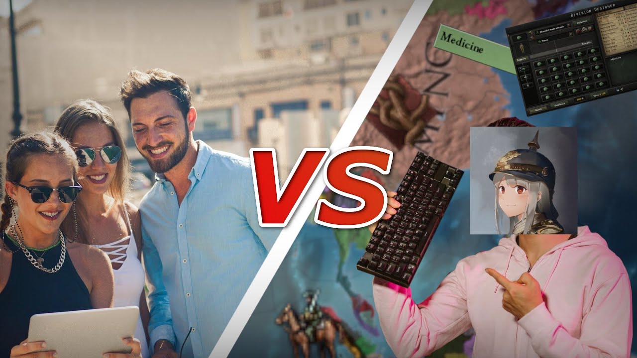 Normal People vs Map Gamers