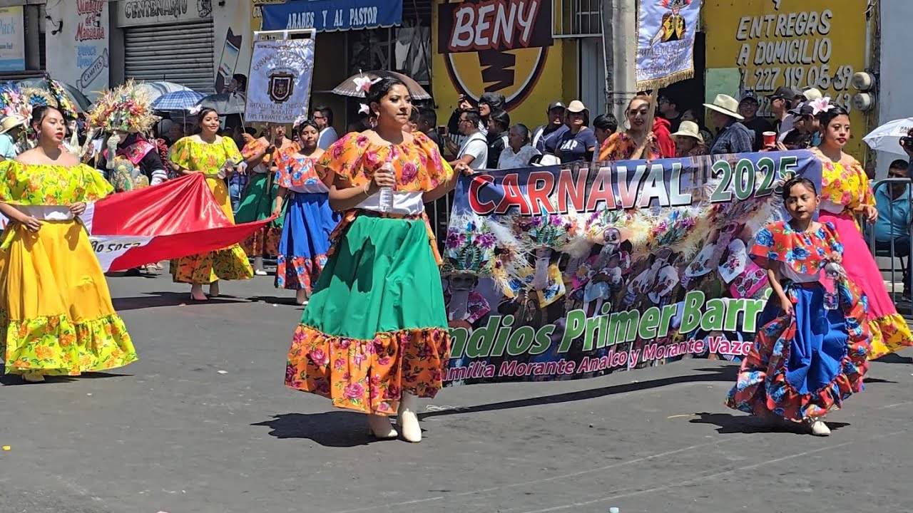 Carnaval de huejotzingo 2025 Indios primer barrio