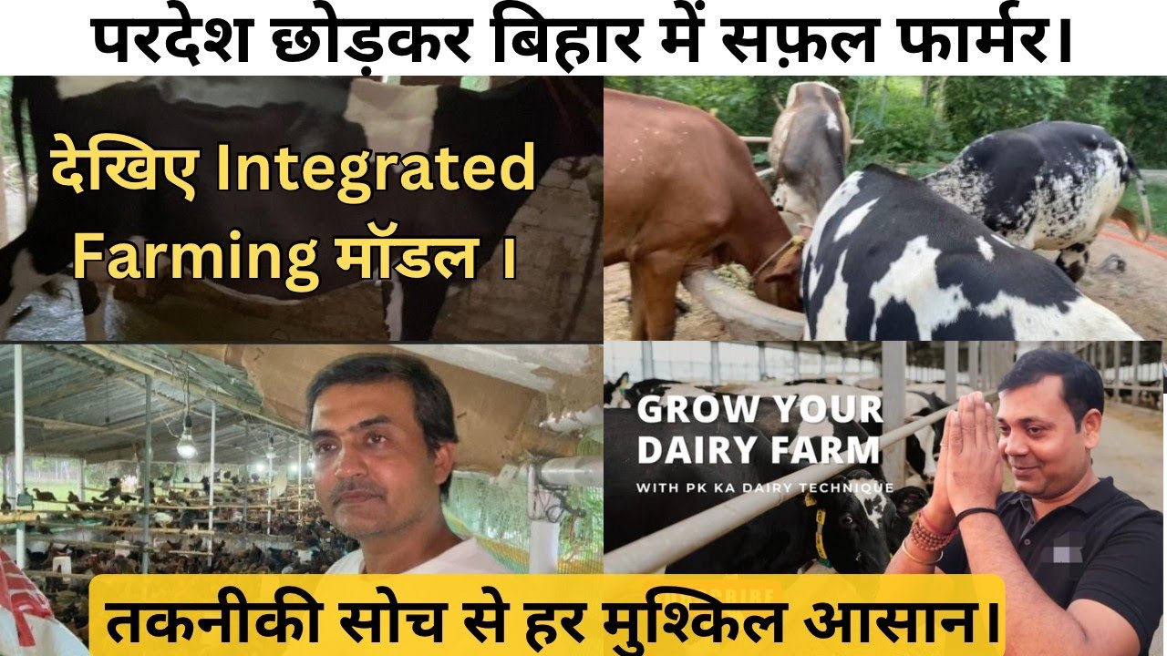 14 साल में Integrated Farming से बनाया पोल्ट्री, फिशरीज और डेरी का साम्राज्य।@Pkdairytechnique