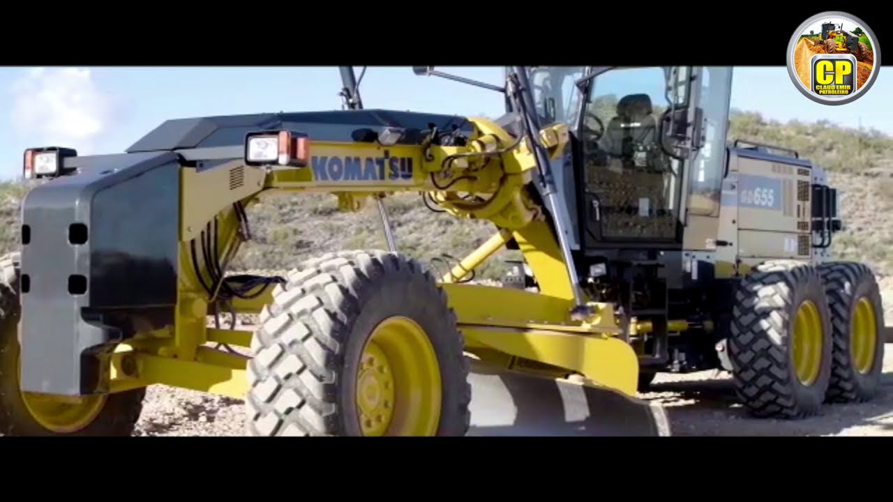 Dicas de patrolamento/Motoniveladora/Patrol/Patrola/Motor Grader GD655 Komat'su.