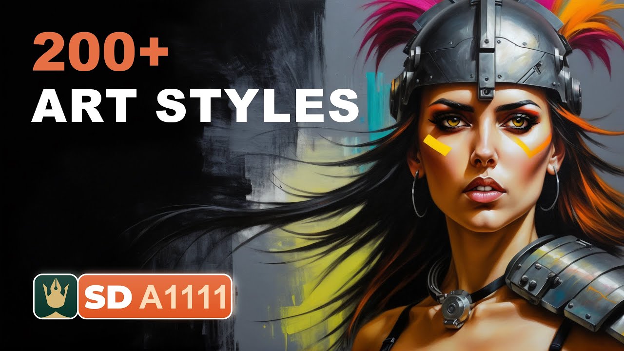 200 Art Styles for Stable Diffusion SDXL: AI's Ultimate Creative Showcase
