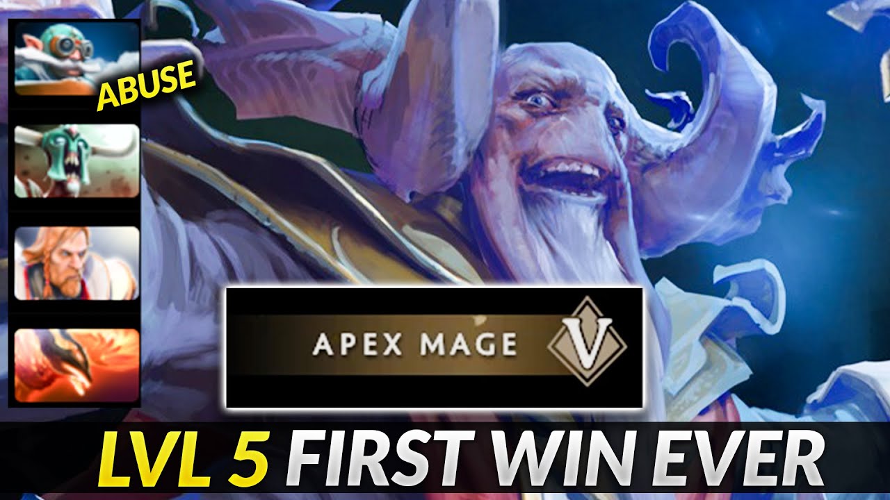 Aghanim's Labyrinth Apex Mage LVL 5 First Win Ever - Gyro Abuse