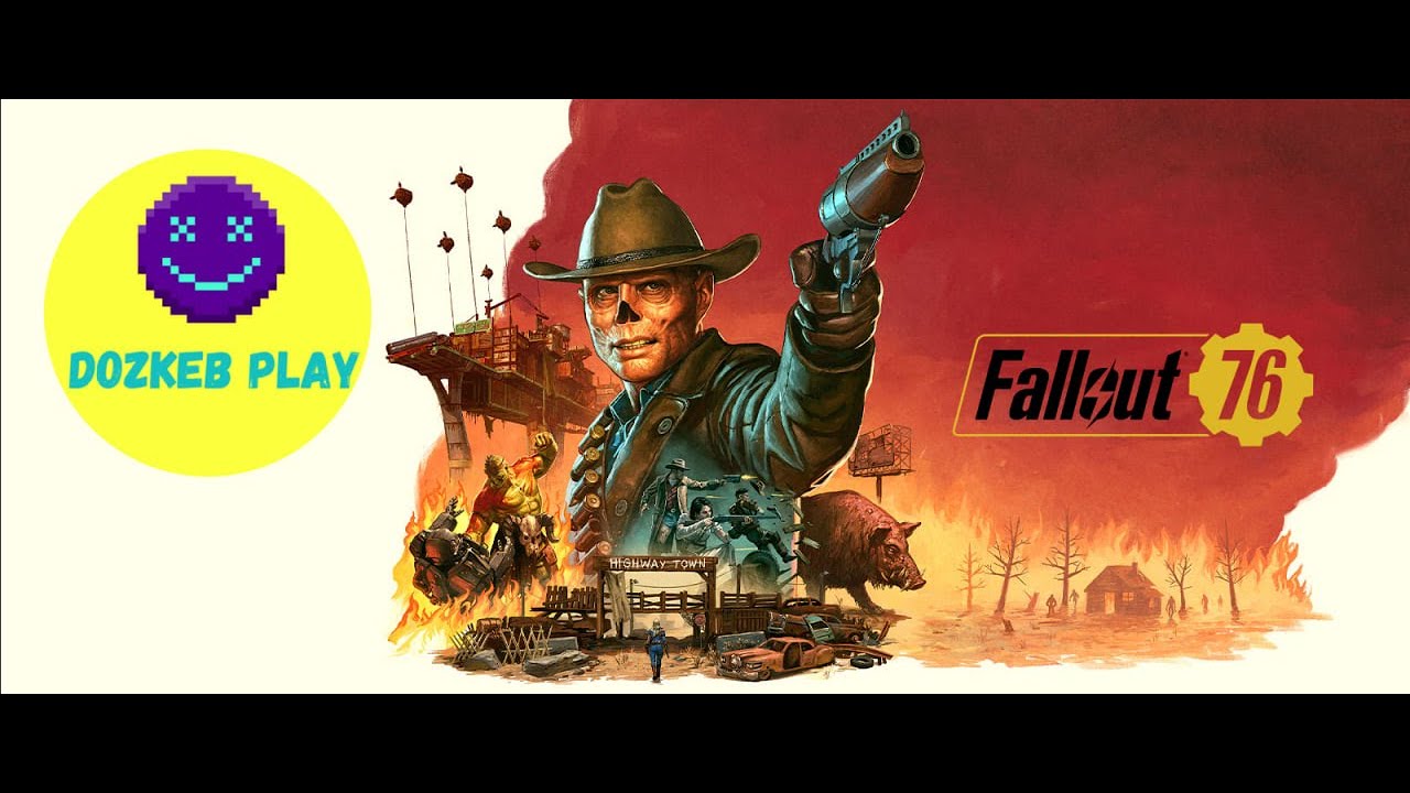 ЧАСТЬ #1 Fallout 76 — Вышел из убежища и сразу проблемы 😂#dozkebplay #fallout #survival