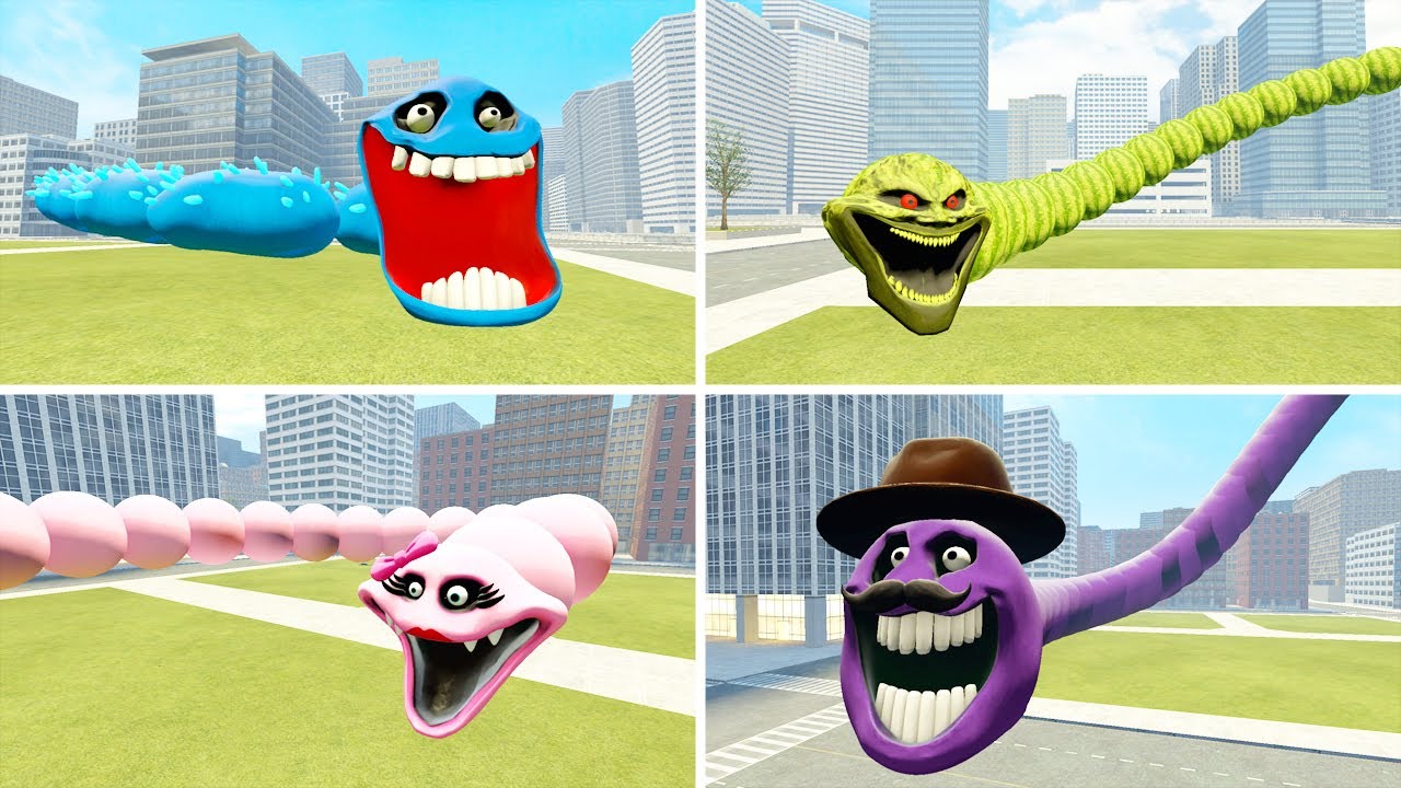 I BECAME ALL ROBLOX HUNGRY SONIC WORM in Garry's Mod [ Snake, Sonic, Mommy, LinGang ] in Garry's Mod
