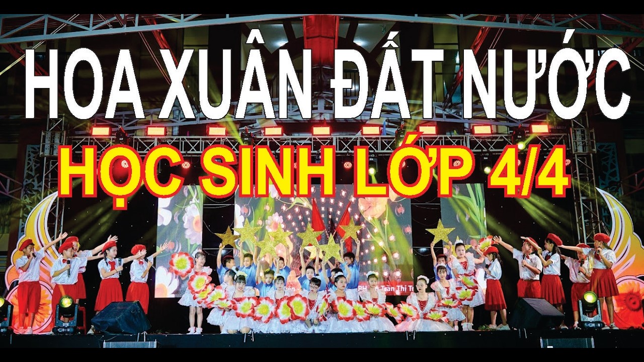 Hoa xuân đất nước/Hát múa/HS lớp 4/4 #thieunhi #viralvideo #video #shortvideo #school #music