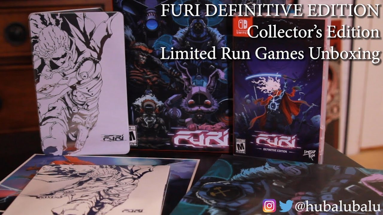 FURI DEFINITIVE EDITION Collector's Edition - #14 Limited Run Games Nintendo Switch Unboxing