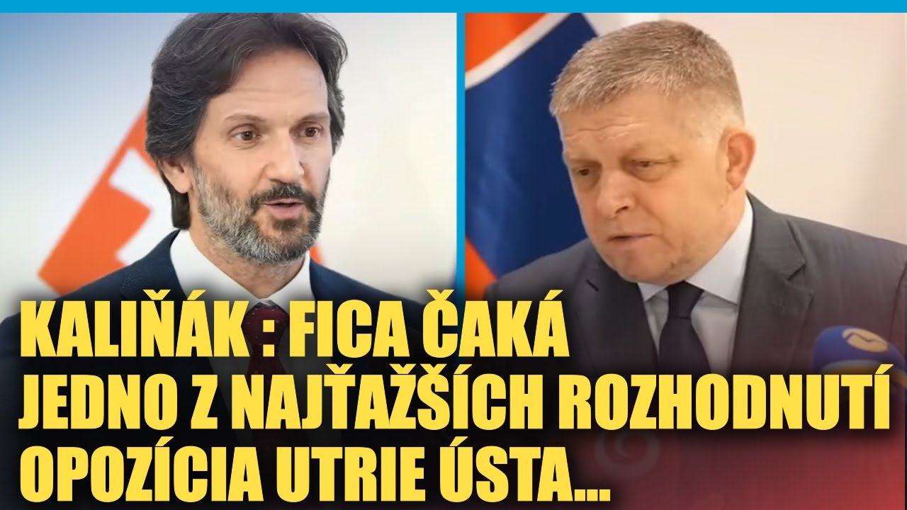 Kaliňák: Fica čaká jedno z najťažších rozhodnutí