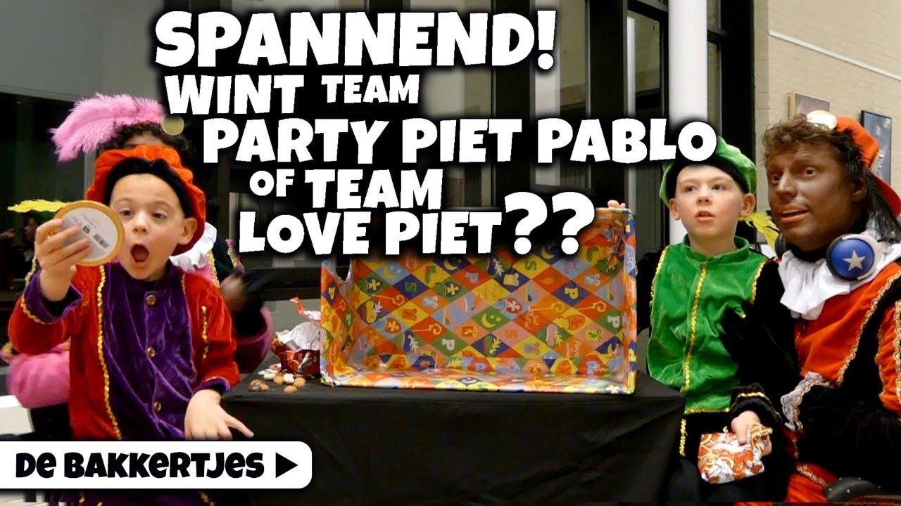 WHAT'S IN THE BOX CHALLENGE MET PARTY PIET PABLO EN LOVE PIET !! - DE BAKKERTJES #167