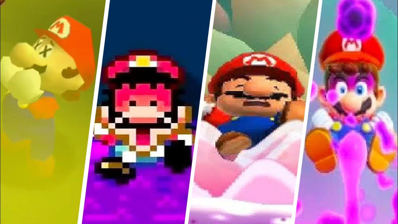 Evolution of Mario Dying in Poison (2004-2024)