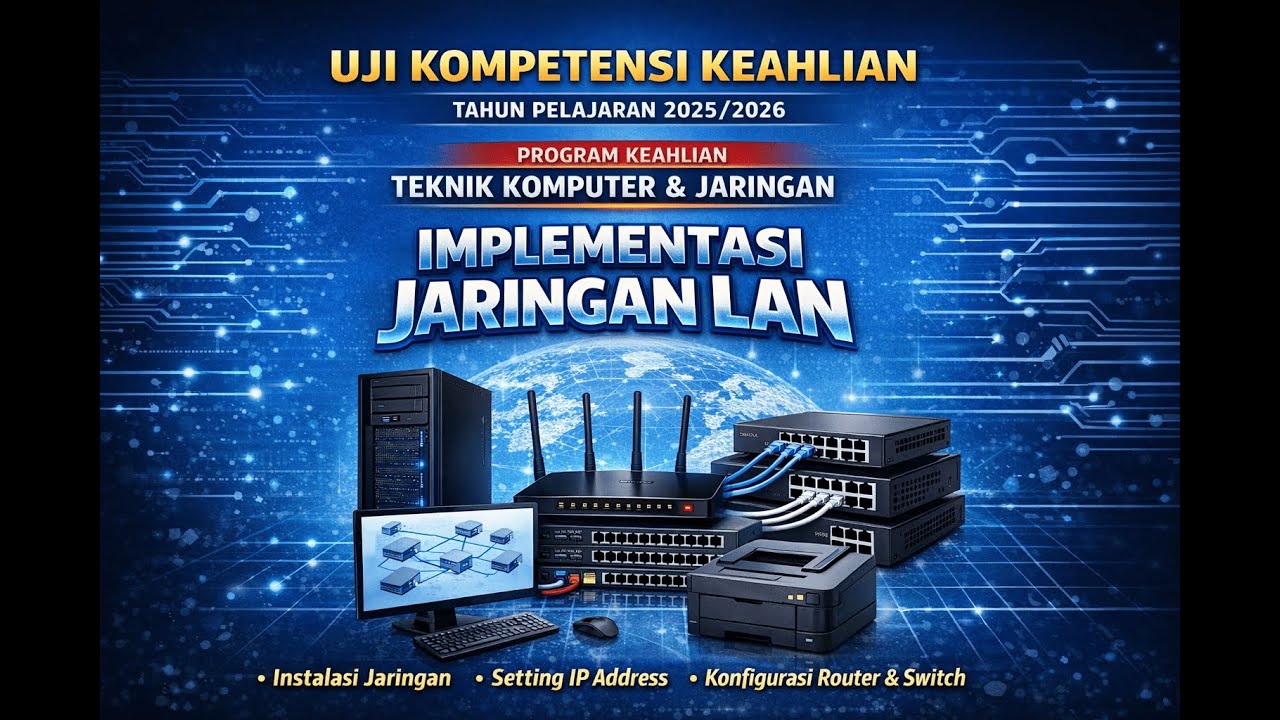 Pembahasan UKK TKJ Paket 4 Tahun 2026