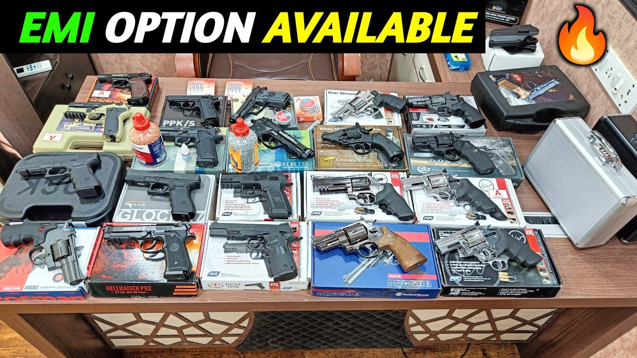 Biggest Co2 Pistol & Revolver Collection 🔥|  No Licence Required | EMI Option Available