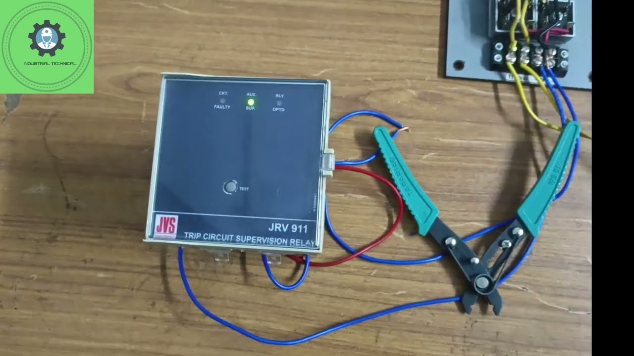 How to test Trip  Circuit Supervision Relay 95 Connection JRV 911 #supervision #relay