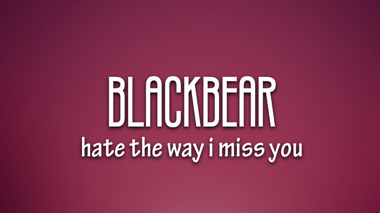 G-Eazy - Hate The Way (Lyrics) ft. blackbear