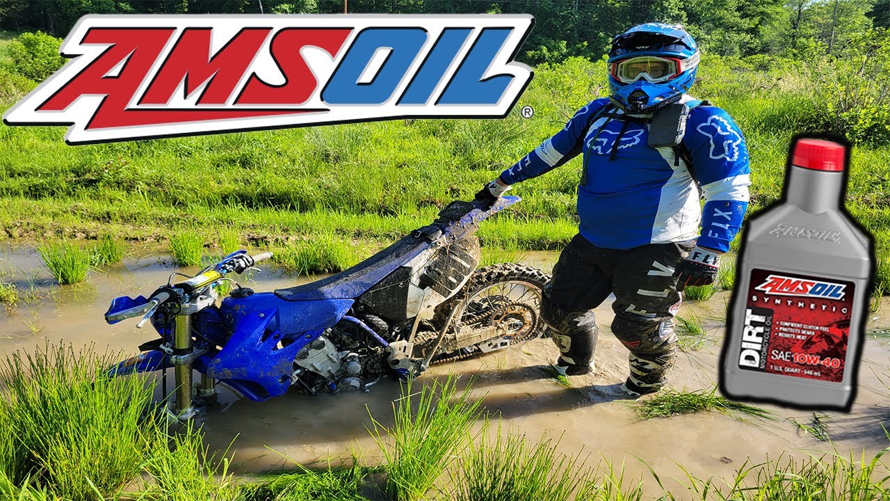 Yamaha WR450F Oil Change with AMSOIL Dirt Bike 10W-40