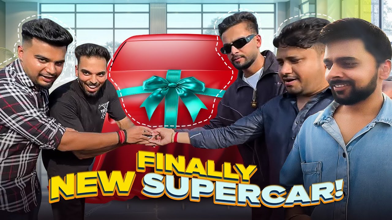 Finally Our New Supercar Delivery Vlog 🏎️🔥| Dream Car From Youtube Money💰
