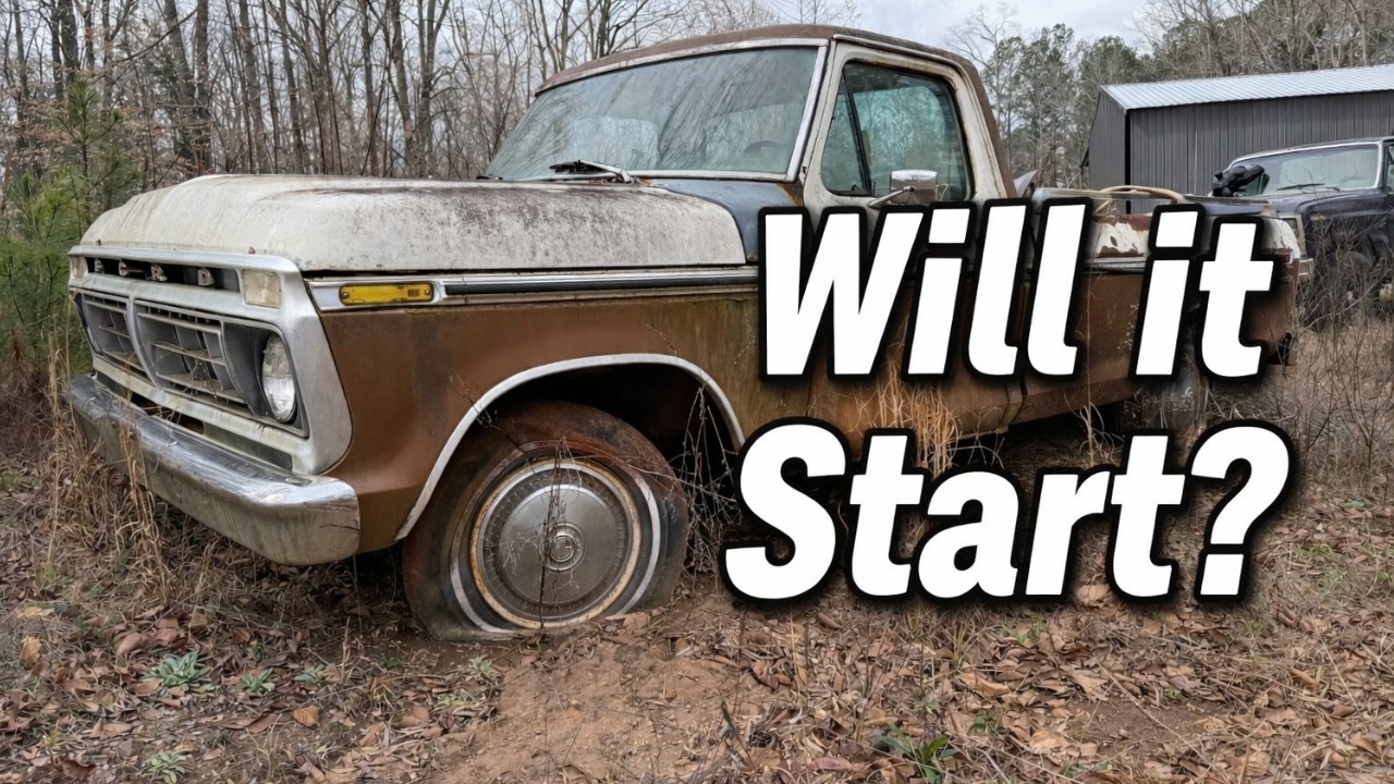Заведётся? Брошенный Ford F100 Ranger 1976 года выпуска.