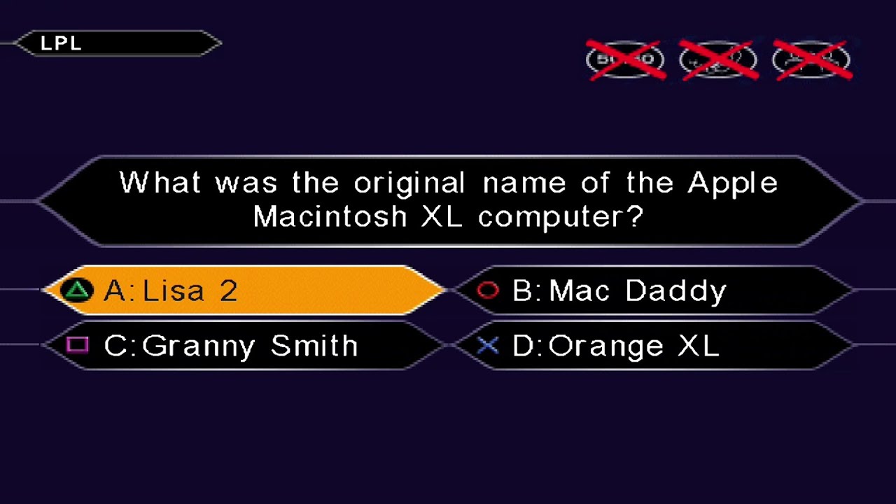 Who Wants to Be a Millionaire: 2nd Edition (PS1 / PC / MAC) Longplay