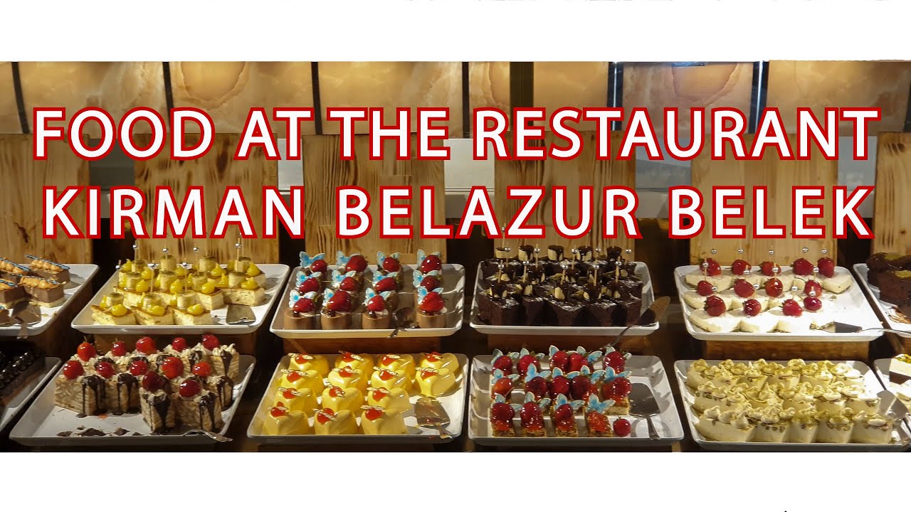 Food at the restaurant Hotel Kirman Belazur Belek Antalya Turkey