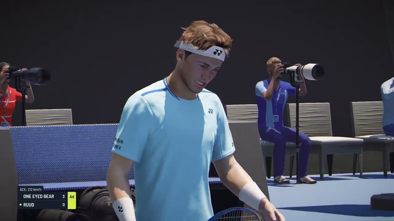TieBreak Tennis One Eyed Bear vs Casper Ruud Legendary Difficulty
