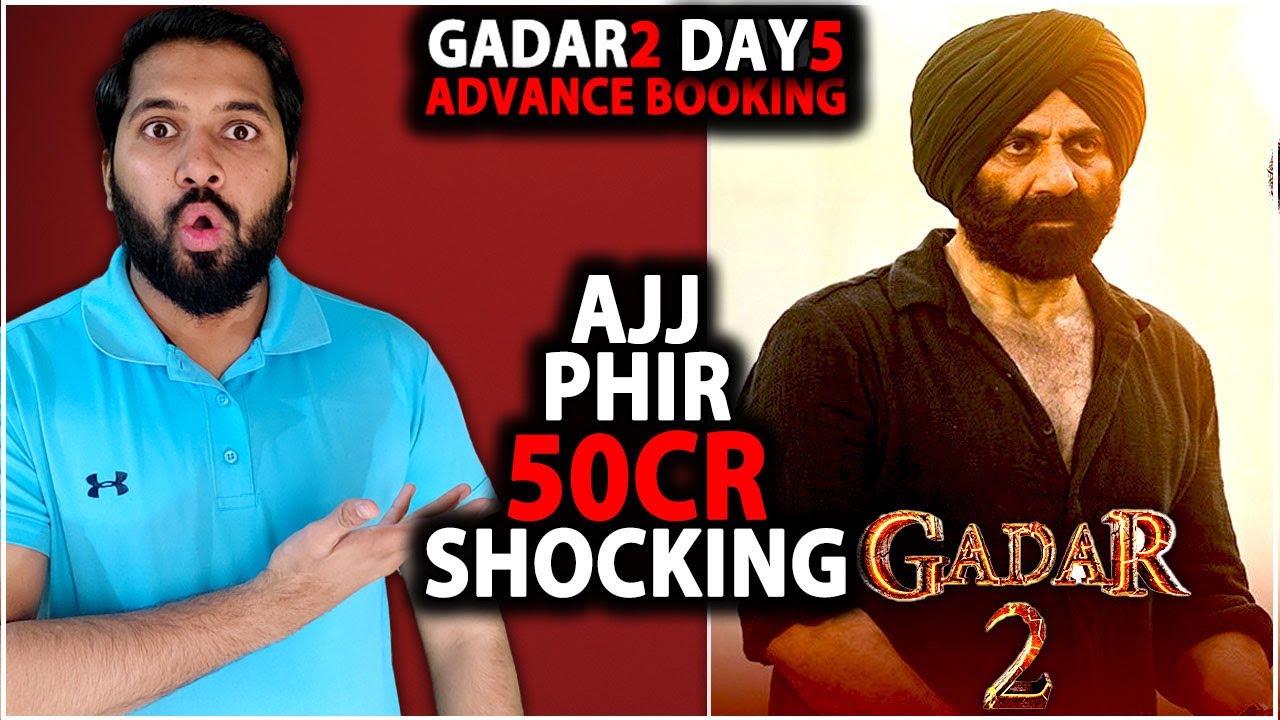 Gadar 2 Day 5 Advance Booking Report | Gadar 2 Day 5 Box Office Collection India #gadar2 #sunny