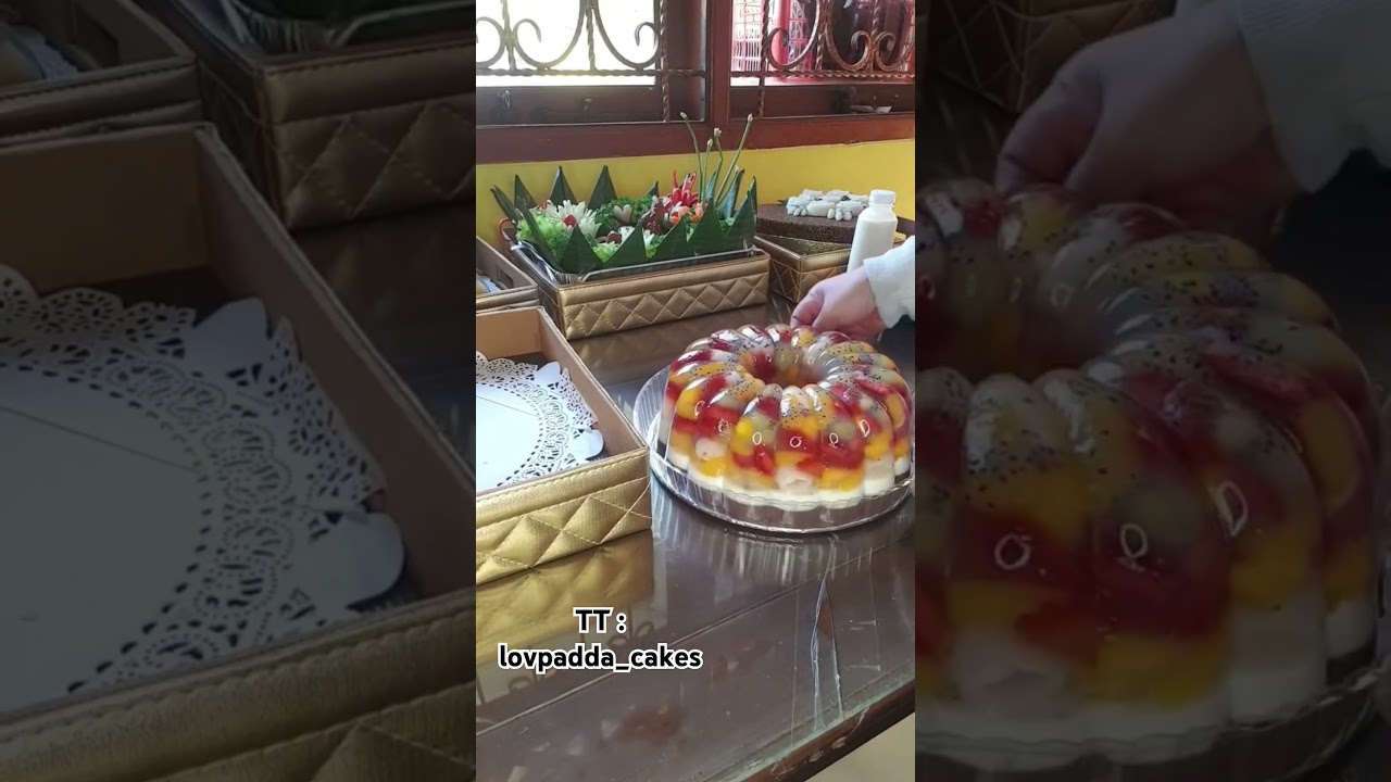 Hantaran Puding Buah tanpa hiasan yang ribet😅☺ #hantaranpuding #hantarancantik