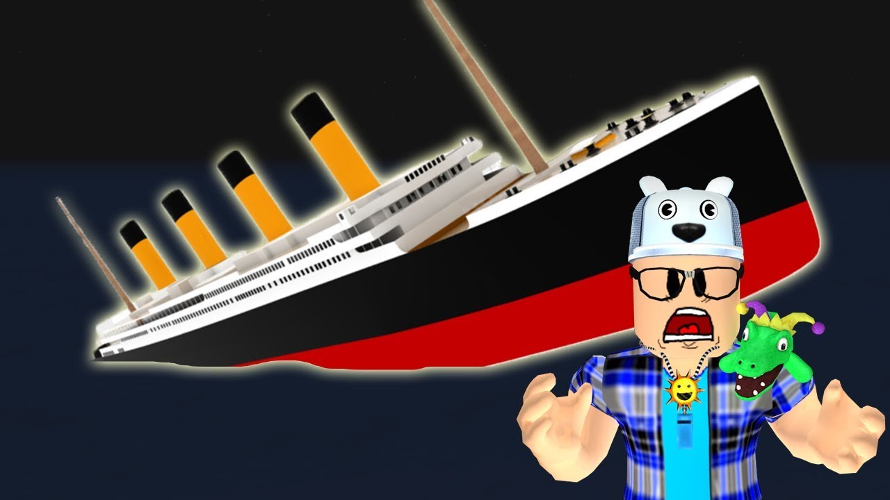 ROBLOX: TENTE SOBREVIVER NO MAIOR NAVIO DO MUNDO AFUNDANDO!! - Joga Velhote