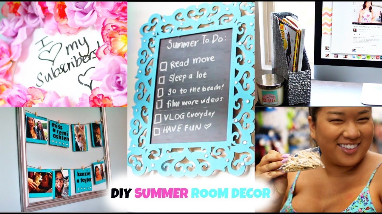 DIY SUMMER ROOM DECOR! Easy & Affordable! ♡ #DIYwithRemi