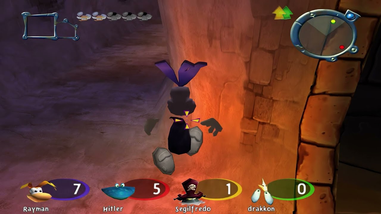 Rayman M/Arena (PC) ONLINE match VS. Kwadrat, Segilfredo & Drakkon