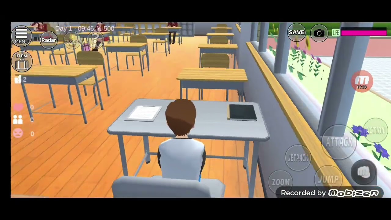 Minha vida escolar com seus amigos: sakura school simulator