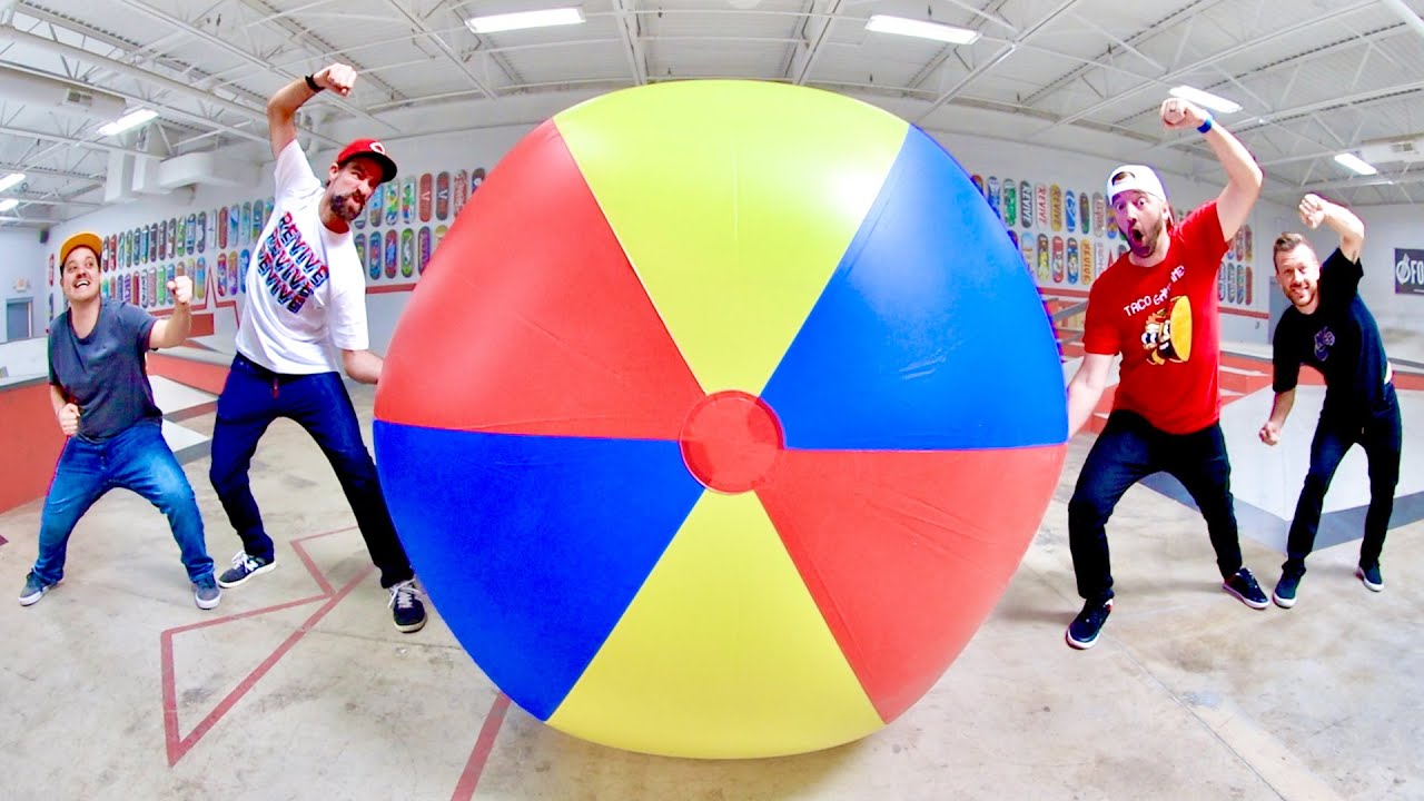 Game of BIGGEST DODGEBALL EVER! / World's Largest!?