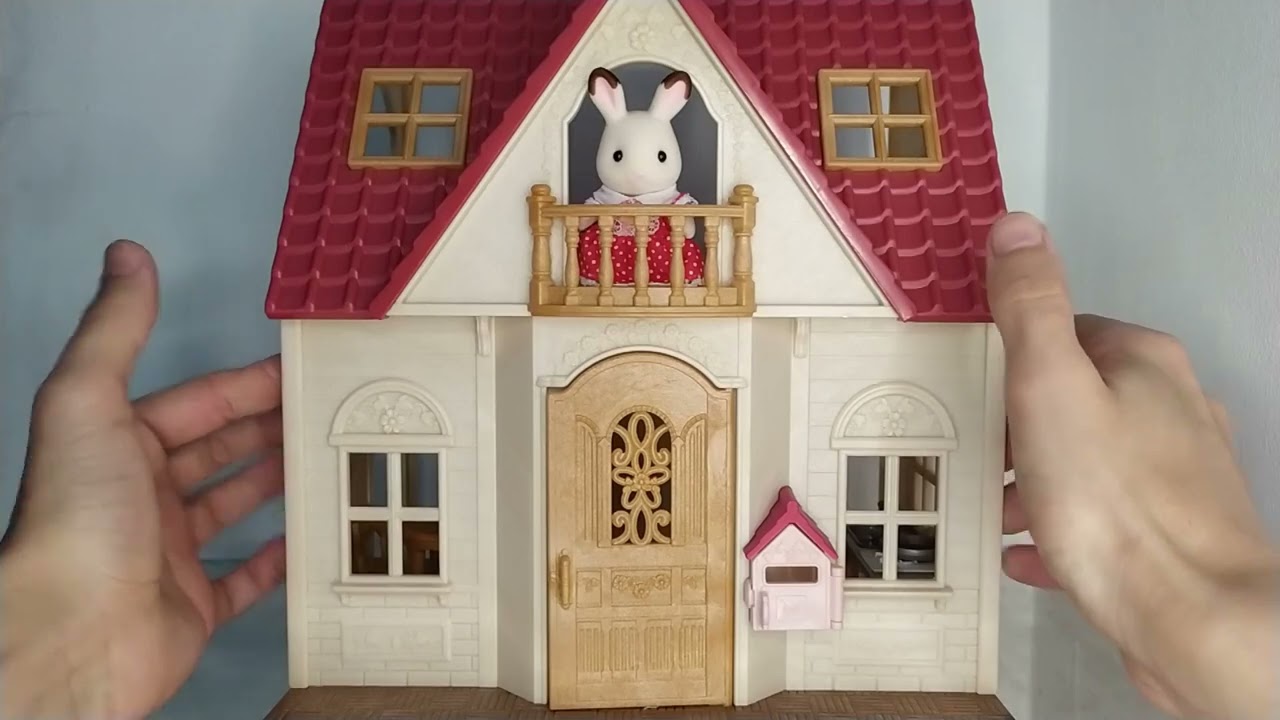 REVIEW SYLVANIAN FAMILIES MINHA PRIMEIRA CASA DO TELHADO VERMELHO!!!