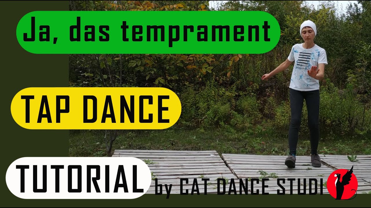Tutorial - Tap routine to Ja, das temperament Fred Raymond by Cat Dance Studio