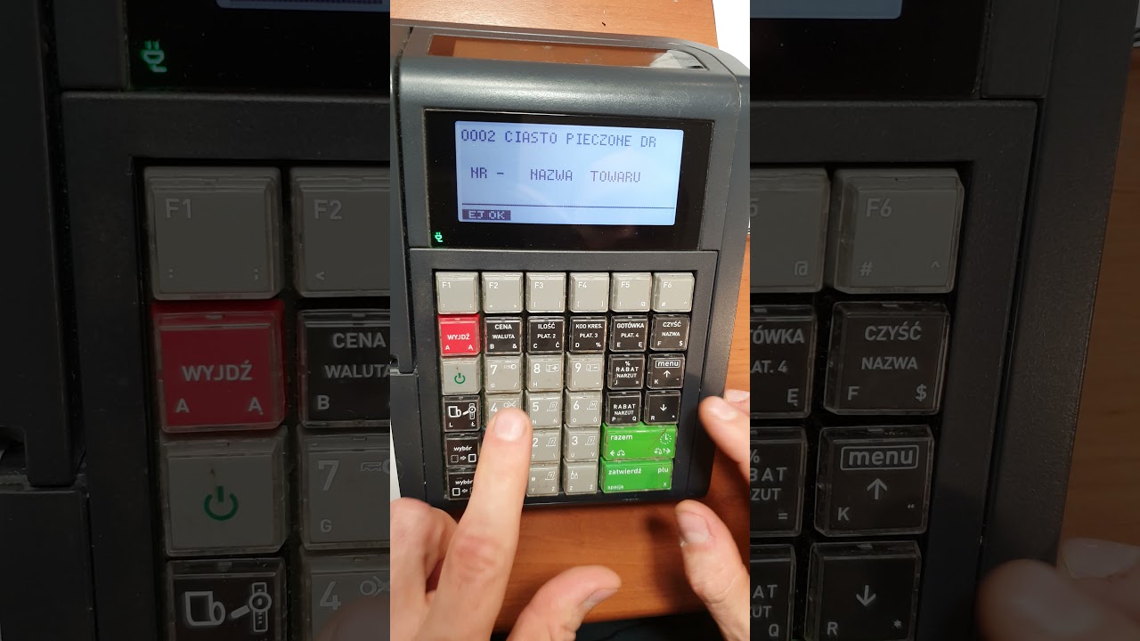 Programowanie Towaru na kasie fiskalnej Jota E