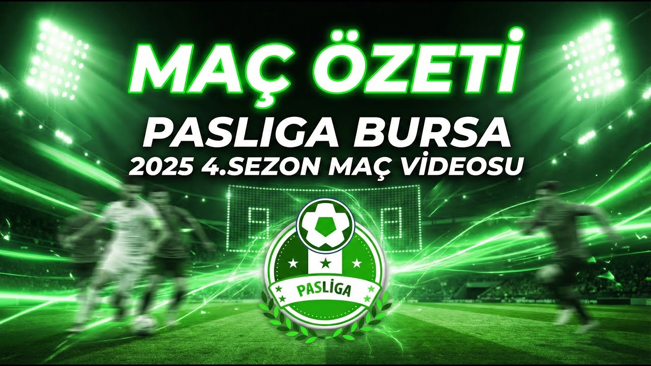 Pasliga Bursa 2025 4. Sezon Tiger Fc & Dost City