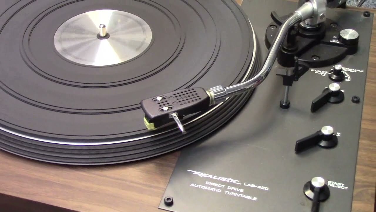 Realistic Lab-420 Turntable - repair & testing