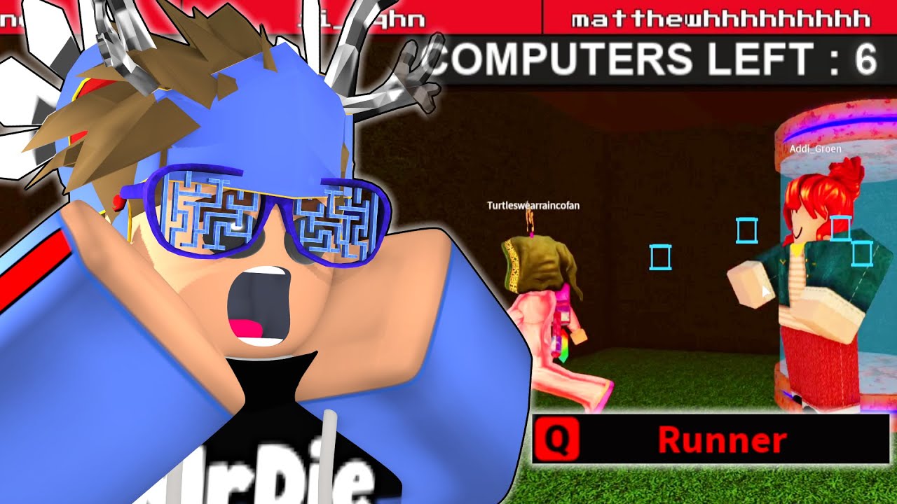 6 PLAYERS & 6 COMPUTERS in Flee The Facility!