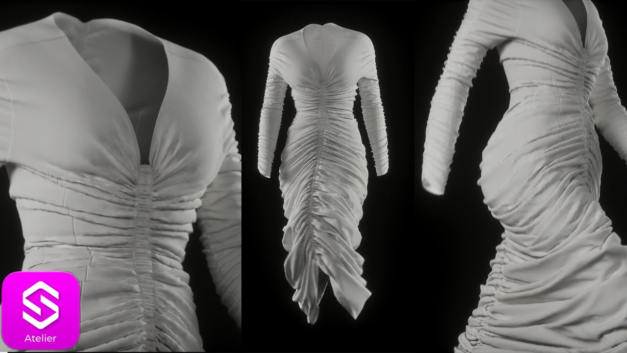 УРОКИ ПО СТИЛЮ 3D - Как сделать это ПЛАТЬЕ #урок #unrealengine #мода #style3d