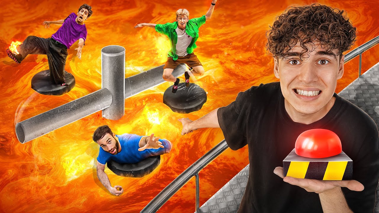 AUSHALTEN in der Trampolinhalle