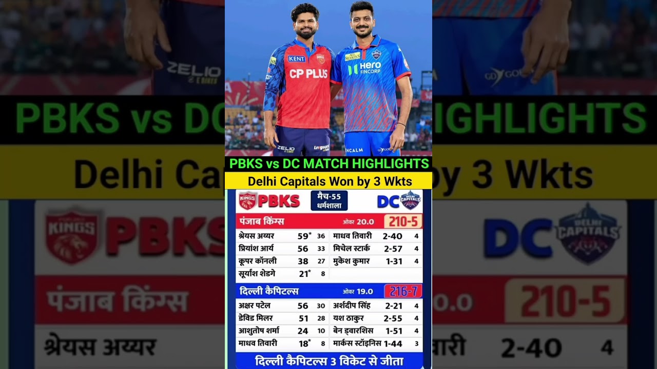 PBKS vs DC IPL Match Highlights 2026 | Cal ka match Kaun jita tha,DC vs PBKS ipl Highlights 2026