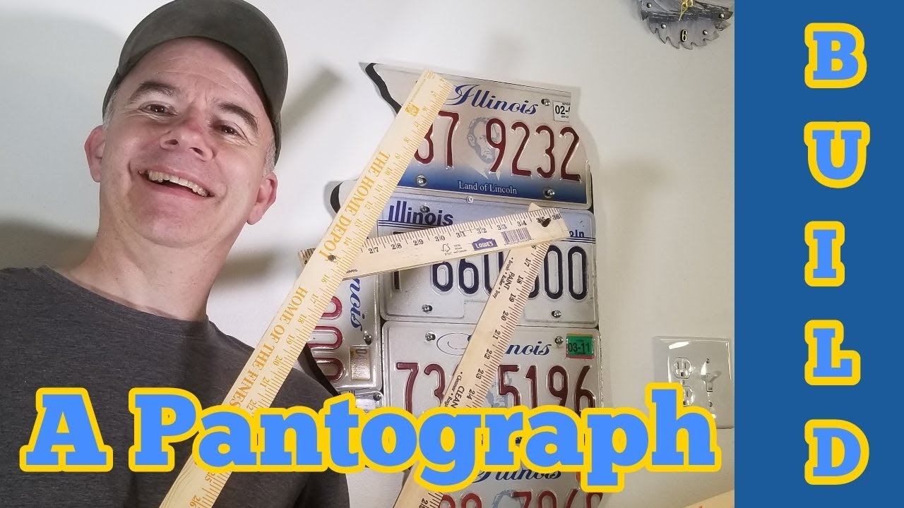 How to make a pantograph (enlarge an image)