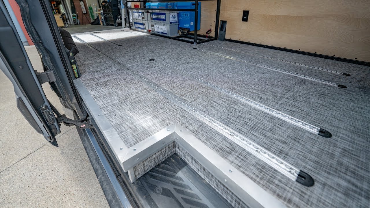 VAN FLOORING PERFECTION (Insulation, Subfloor, Covering, L-Track & Step/Lip Trim)