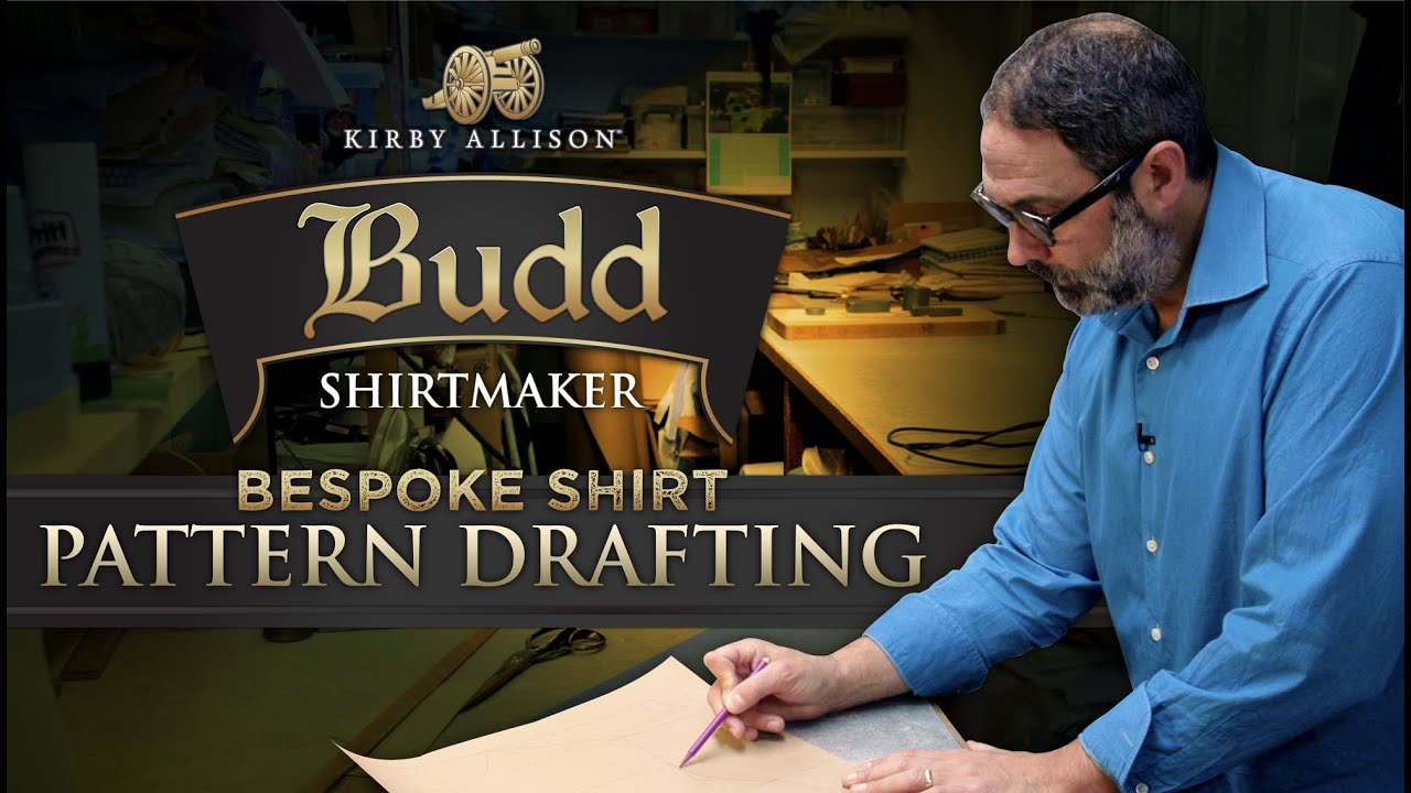 Bespoke Shirt Pattern Drafting at London's Budd Shirtmakers | ASMR | Kirby Allison