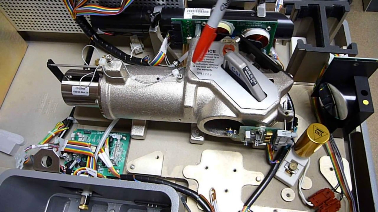 Inside FTIR ....  under the cover of a Thermo Nicolet 4700  FT-IR spectrometer