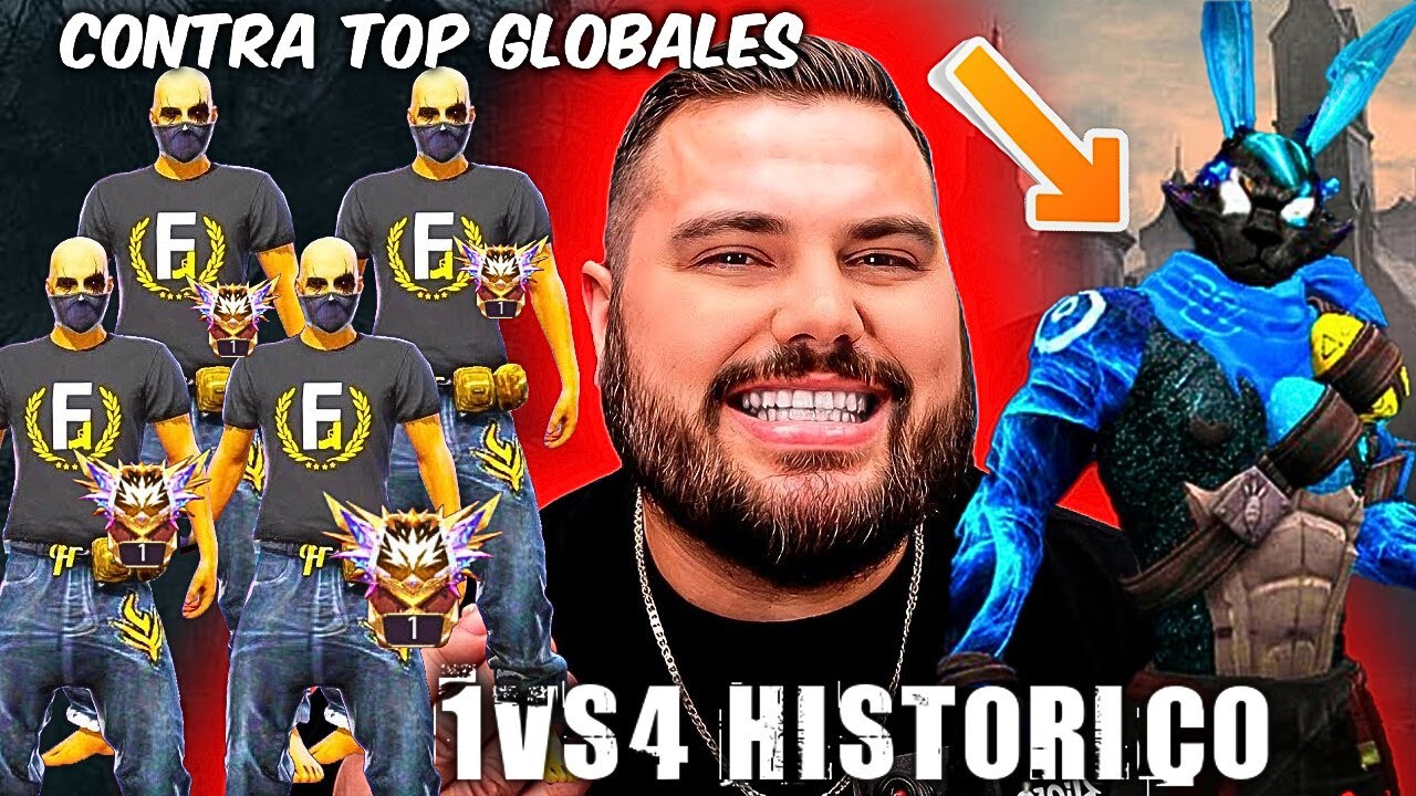 WHITE444 del TIANGIS vs 4 TOP GLOBALES Nro3👺VUELVE WHITE444 SE ENFRENTA VS 4 TOP GLOBALES - ZELIKA